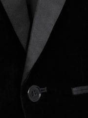 Children & Baby 9-14 yrs Single Breasted Velvet Blazer in Black