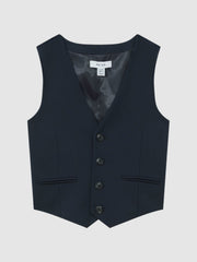 Children & Baby 9-14 yrs Modern Fit Waistcoat in Navy