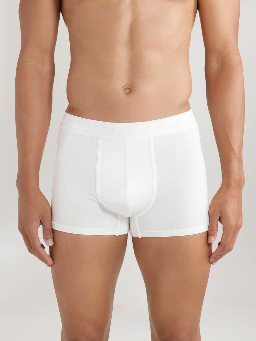 Men CHÉ Studios Boxer Trunks with TENCEL™ Fibers in White
