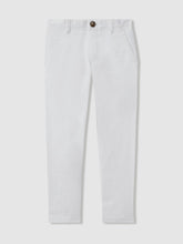 Children & Baby 13-14 yrs Slim Fit Casual Chinos in White