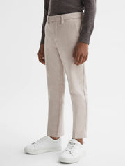 Children & Baby 9-14 yrs Slim Fit Tapered Chinos in Stone
