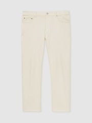 Men Straight-Leg Jeans in White