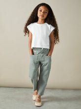 Children & Baby 4-9 yrs Cotton-Jersey Cropped T-Shirt in White