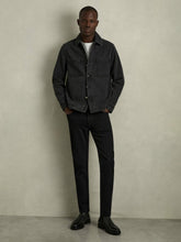 Men Cotton-Stretch Slim-Fit Jeans in Stay Black