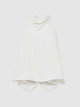 Children & Baby 13-14 yrs High-Neck Drape Back Dress in Ivory
