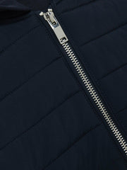 Children & Baby 3-9 yrs Interlock Hybrid Hooded Puffer Jacket in Navy