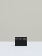 Men Monogram Canvas Card Holder in Black