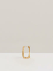 Women Geometric Hoop Earrings in Gold Tone