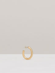 Women Wave Hoop Earrings in Gold Tone