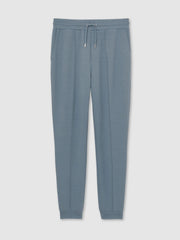 Men Drawstring Jersey Joggers in Airforce Blue