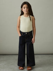Children & Baby 4-9 yrs Wide-Leg Jeans in Indigo