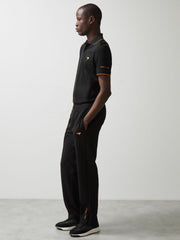 Men McLaren F1 Team Cotton Polo Shirt in Black