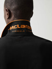 Men McLaren F1 Team Cotton Polo Shirt in Black