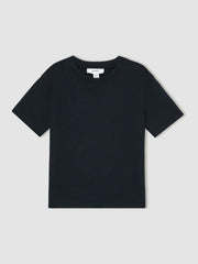 Children & Baby 9-13 yrs Cotton Crew-Neck T-Shirt in Navy
