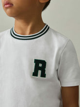 Children & Baby 9-13 yrs Cotton Letter Patch T-Shirt in White