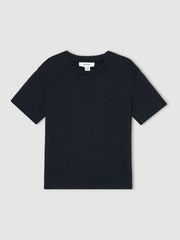 Children & Baby 3-9 yrs Cotton Crew-Neck T-Shirt in Navy