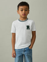 Children & Baby 3-9 yrs Cotton Letter Patch T-Shirt in White
