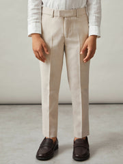 Children & Baby 3-9 yrs Slim-Fit Trousers With Wool in Stone