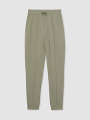 Men Drawstring Jersey Joggers in Sage