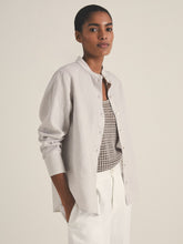 Women | Les 100 Ciels Linen Shirt in Soft Grey