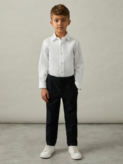 Children & Baby 4-9 yrs Slim-Fit Cotton Shirt in White