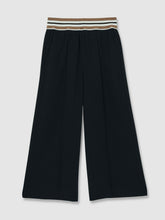 Children & Baby 13-14 yrs Stripe-Waistband Wide-Leg Trousers in Navy