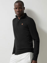 Men McLaren F1 Team Merino Half-Zip Jumper in Black