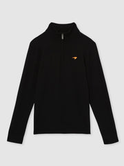 Men McLaren F1 Team Merino Half-Zip Jumper in Black