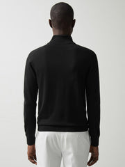 Men McLaren F1 Team Merino Half-Zip Jumper in Black