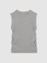 Children & Baby 13-14 yrs Ruched Vest Top in Grey