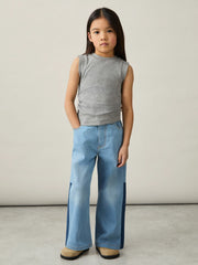 Children & Baby 13-14 yrs Ruched Vest Top in Grey