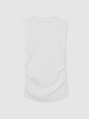 Children & Baby 4-9 yrs Ruched Vest Top in White