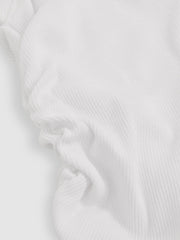Children & Baby 4-9 yrs Ruched Vest Top in White