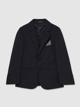 Children & Baby 13-14 yrs Wool-Blend Single-Breasted Suit Blazer in Navy