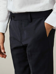 Children & Baby 3-9 yrs Wool-Blend Suit Trousers in Navy