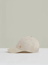 Women Linen Logo Baseball Cap in Neutral