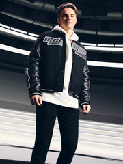 Men McLaren F1 Team Bomber Jacket in Black