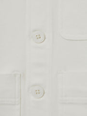 Children & Baby Cotton-Blend Work Jacket in Off White