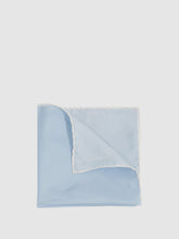 Men Ceremony Light Blue Silk Pocket Square