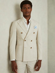 Men Ceremony Light Blue Silk Pocket Square