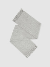 Women Wool-Cashmere Scarf in Soft Grey