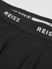 Men Three Pack Cotton Boxers in Black