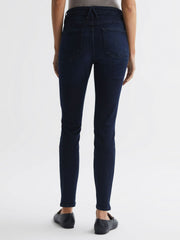 Women Good American Sculpting Skinny Jeans in Mid Blue
