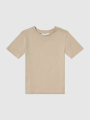 Children & Baby 9-13 yrs Crew Neck T-Shirt in Stone