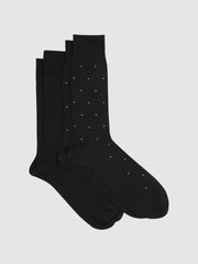 Men Socks in Black