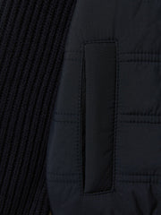 Children & Baby 9-14 yrs Hybrid Zip Through Quilted Jacket in Navy
