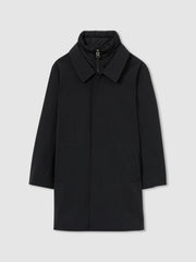 Children & Baby 9-13 yrs Gabardine Coat with Removable Gilet in Navy