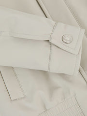 Children & Baby Zip-Through Harrington Jacket in Stone