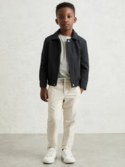 Children & Baby 13-14 yrs Zip Through Harrington Jacket in Blue