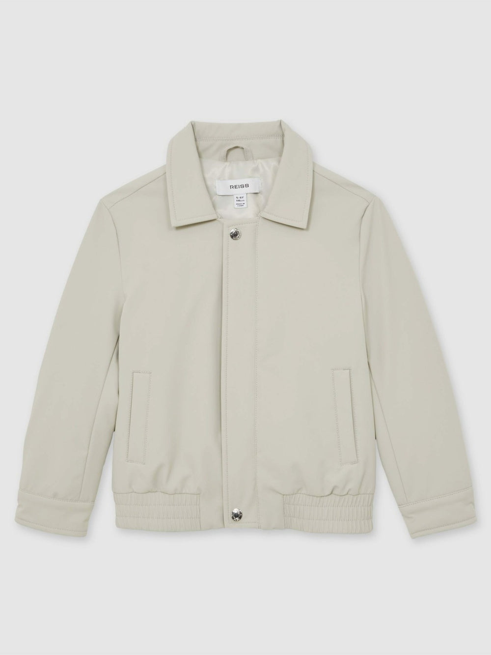 Children & Baby 13-14 yrs Zip Through Harrington Jacket in Natural